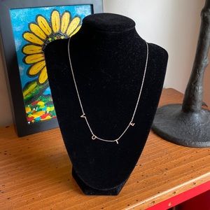 BYCHARI Sterling Silver VOTE necklace